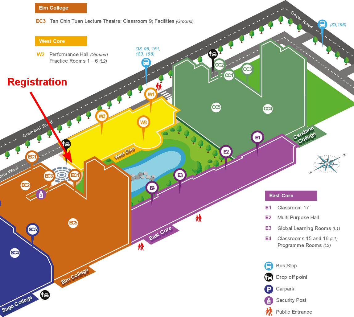 Campus map YaleNUS